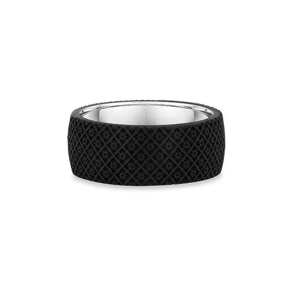 Mens Contemporary Metal Wedding Band
