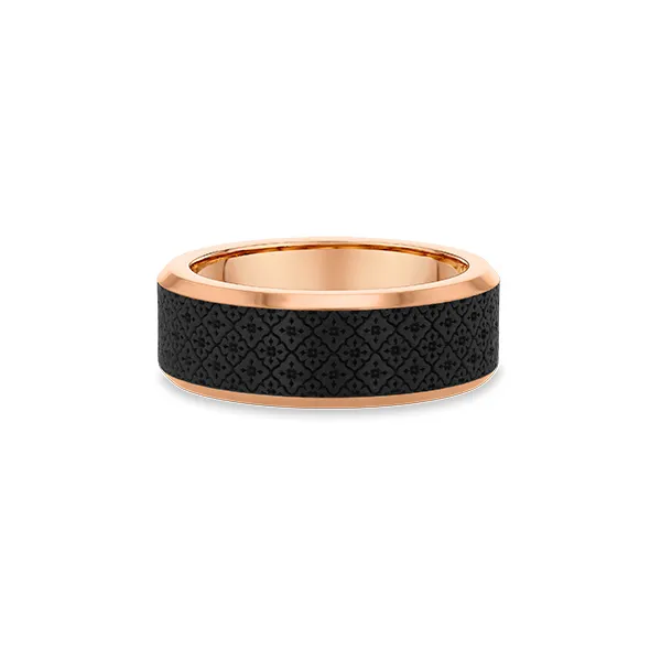 Mens Contemporary Metal Wedding Band