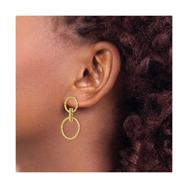 Gold Earrings Image 2 Stambaugh Jewelers Defiance, OH