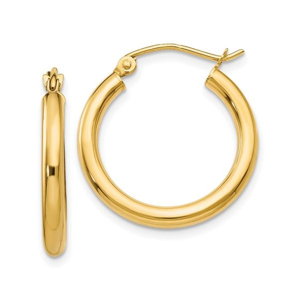 14kt Yellow Gold Hoops Stambaugh Jewelers Defiance, OH