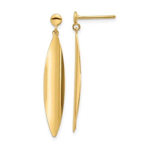 14kt Yellow Gold Dangle Earrings Stambaugh Jewelers Defiance, OH
