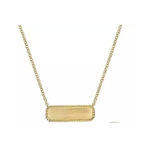 14kt Yellow Gold ID Necklace Stambaugh Jewelers Defiance, OH