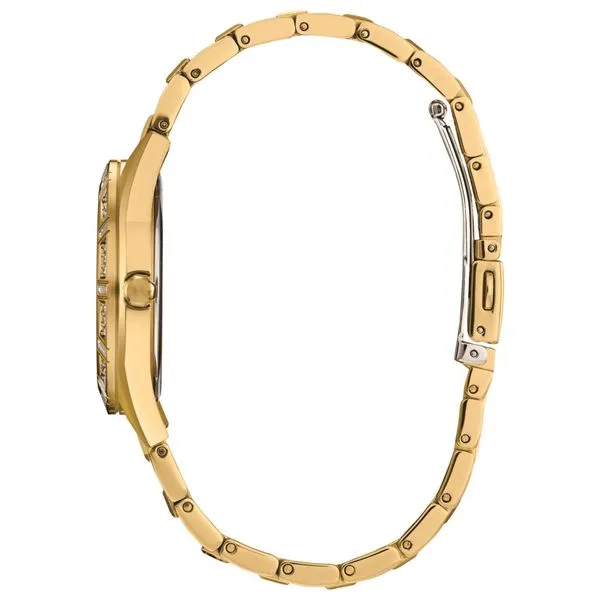 Citizen Eco-Drive Ladies Crystal Watch with MOP Dial Image 2 Stambaugh Jewelers Defiance, OH