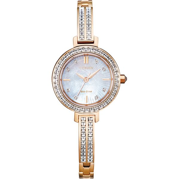 Silhouette Crystal Ladies Eco-Drive Watch Stambaugh Jewelers Defiance, OH
