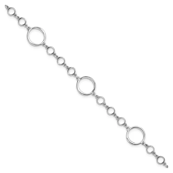 Sterling Silver Polished Link Bracelet