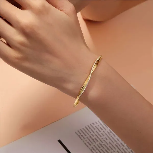 Lafonn Open Hinged Bangle Bracelet