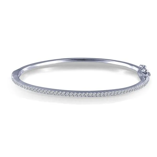 Lafonn Classic Bangle Bracelet in Sterling Silver Stambaugh Jewelers Defiance, OH