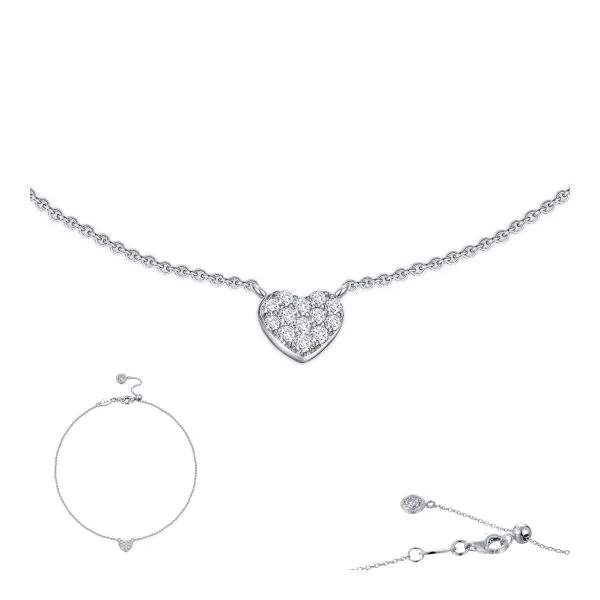Lafonn Mini Heart Ankle Bracelet