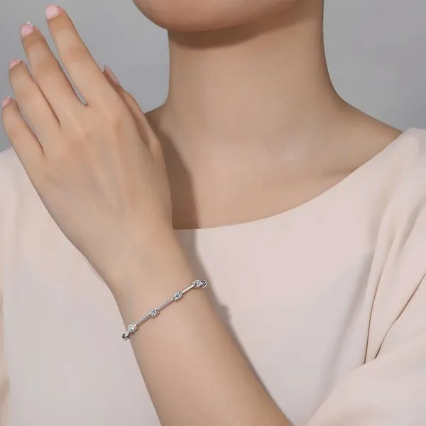 Lafonn Sterling Silver Link Bracelet