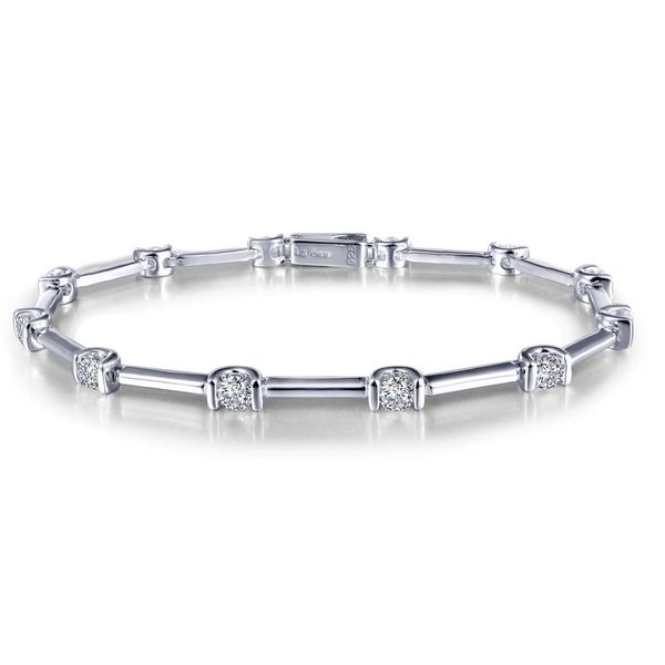 Lafonn Sterling Silver Link Bracelet Stambaugh Jewelers Defiance, OH