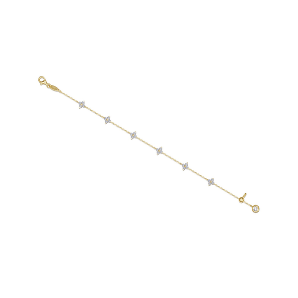 Lafonn Trillium Station Bracelet Image 2 Stambaugh Jewelers Defiance, OH