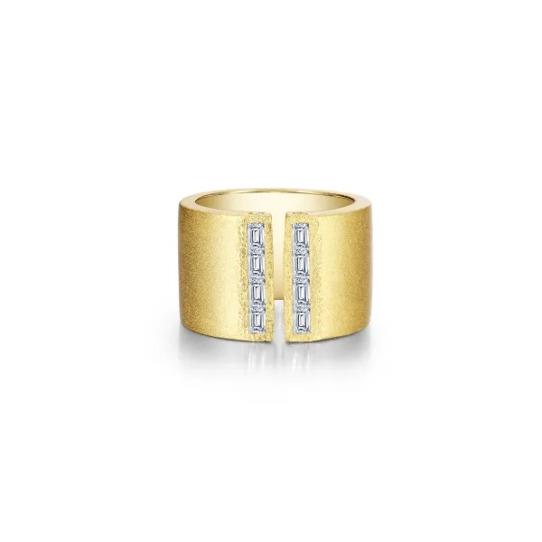 Lafonn Modern Open Band Ring in TR Gold Stambaugh Jewelers Defiance, OH