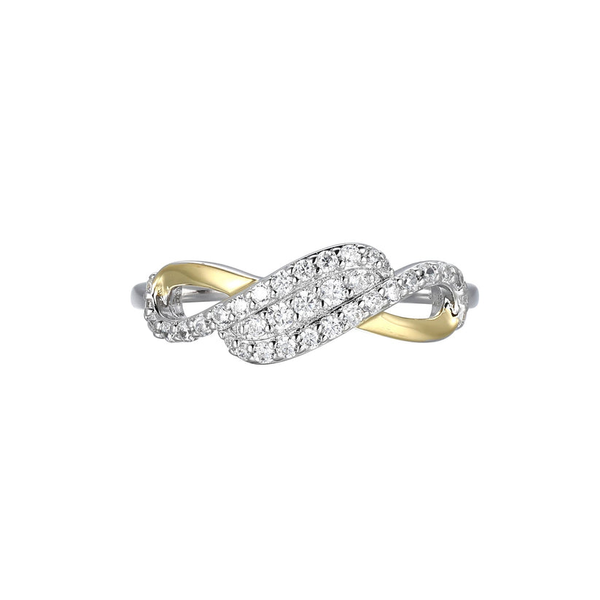 Sterling Silver and Yellow Gold Accented Ring Stambaugh Jewelers Defiance, OH