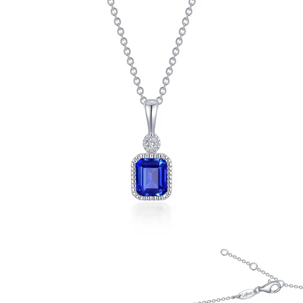 Lafonn Sterling Silver Birthstone Necklace Stambaugh Jewelers Defiance, OH