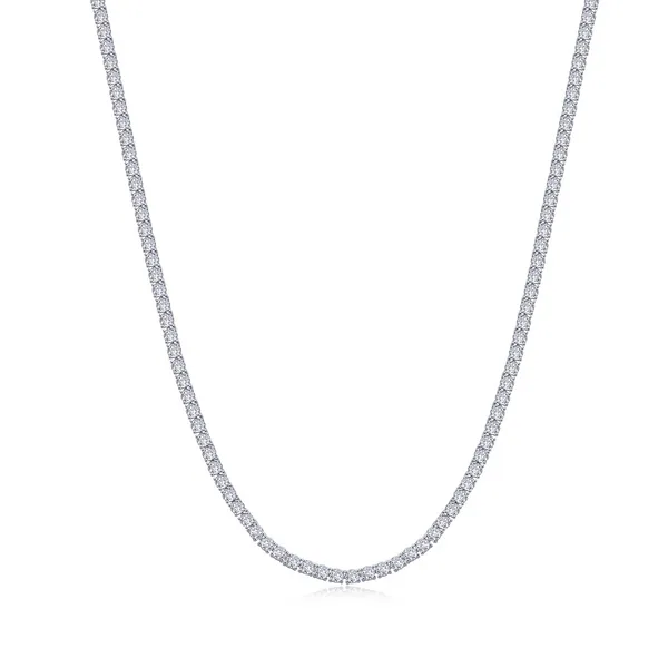 Lafonn Sterling Silver Tennis Necklace Stambaugh Jewelers Defiance, OH