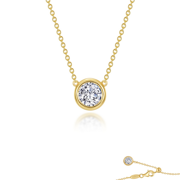 Lafonn Bezel-set Solitaire Necklace Stambaugh Jewelers Defiance, OH
