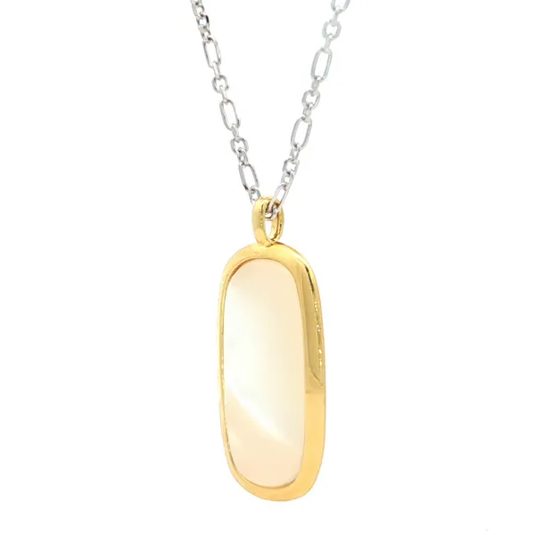 ELLE Sterling Silver and 18kt Yellow Gold Plated \Allure\...