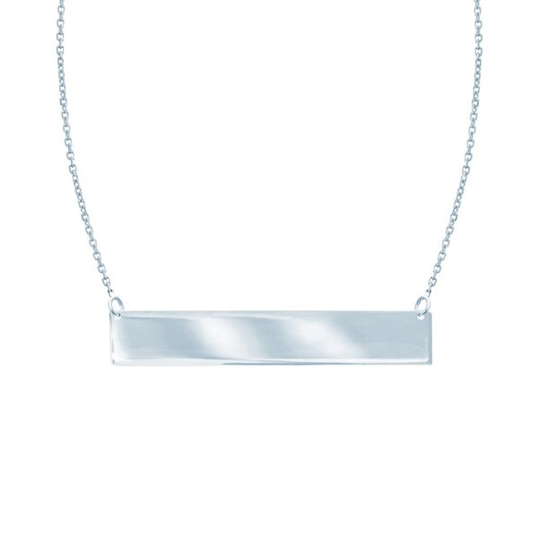 Sterling Silver Nameplate Necklace Stambaugh Jewelers Defiance, OH