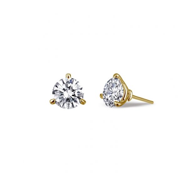 Lafonn 2.5 CTW Solitaire Stud Earrings Stambaugh Jewelers Defiance, OH