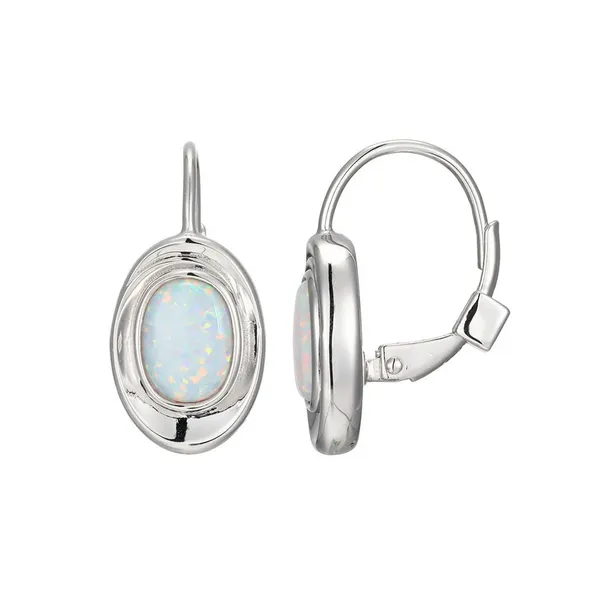 ELLE Swirl Collection Drop Earrings Stambaugh Jewelers Defiance, OH