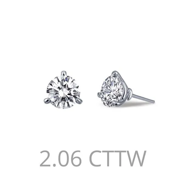 Lafonn Stud Earrings in Sterling Silver Stambaugh Jewelers Defiance, OH