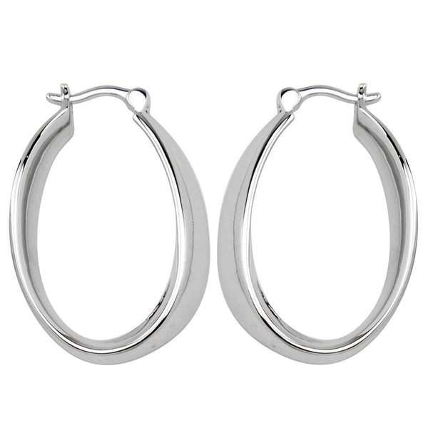 ELLE Sterling Silver Hoop Earrings Stambaugh Jewelers Defiance, OH