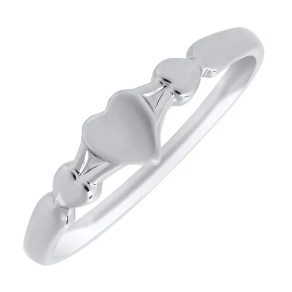 Childrens 14kt White Gold Baby Ring