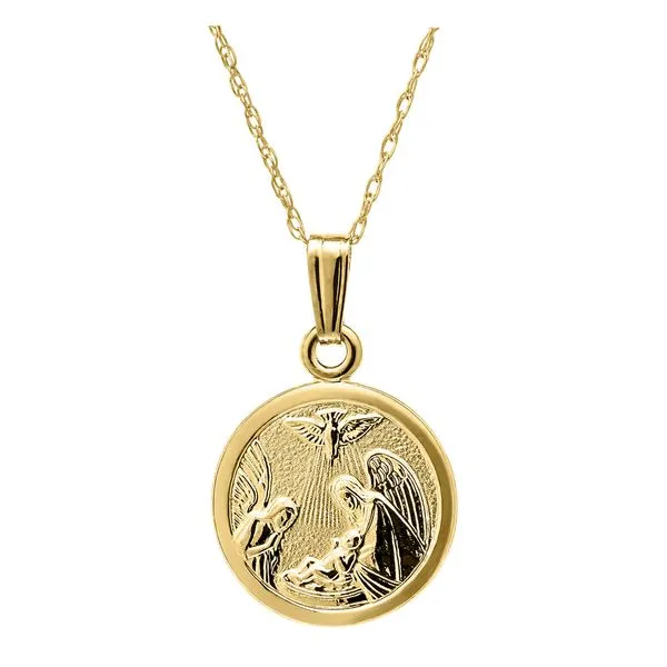 Children's Gold-Filled Guardian Angel Necklace Stambaugh Jewelers Defiance, OH
