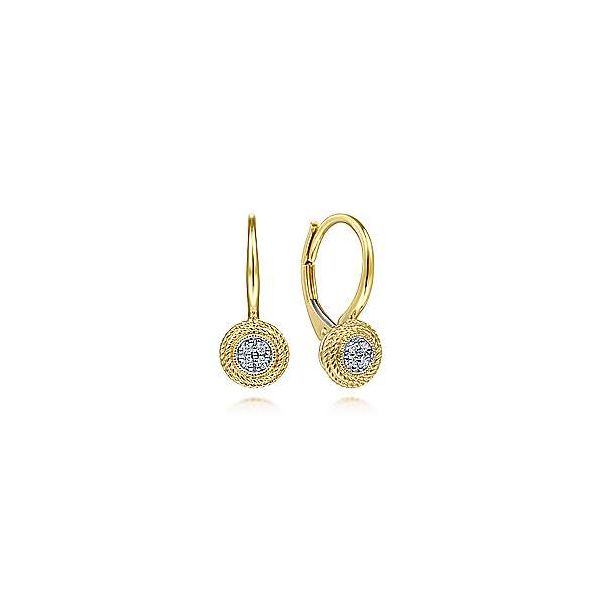 14kt Yellow Gold Earrings by Gabriel & Co. Stambaugh Jewelers Defiance, OH