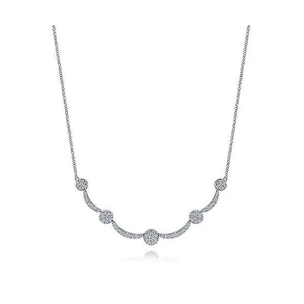 Diamond Necklace in 14kt White Gold Stambaugh Jewelers Defiance, OH