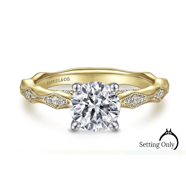 'Mason' 14kt Engagement Ring by Gabriel & Co Stambaugh Jewelers Defiance, OH
