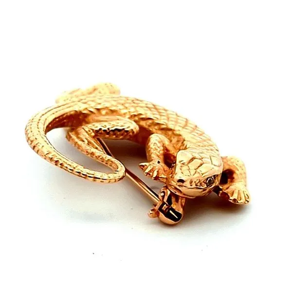 Estate Diamond Lizard Pin Stambaugh Jewelers Defiance, OH