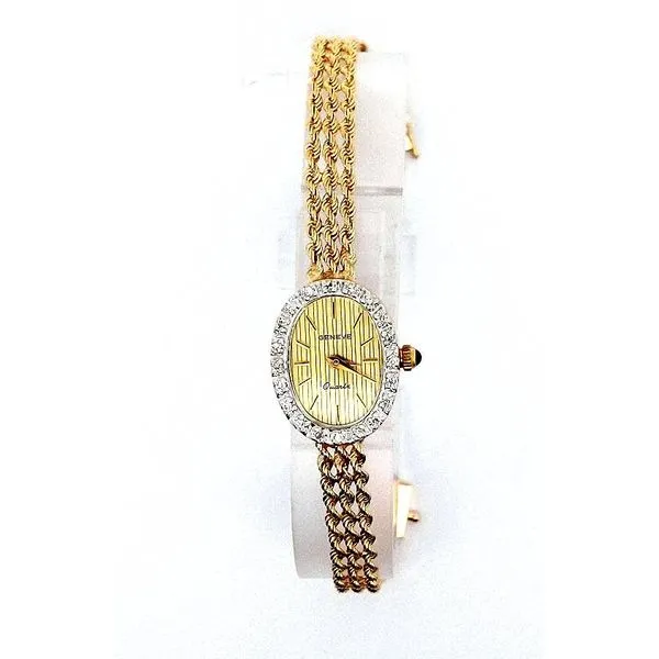 Estate 14kt Yellow Gold and Diamond Watch Stambaugh Jewelers Defiance, OH