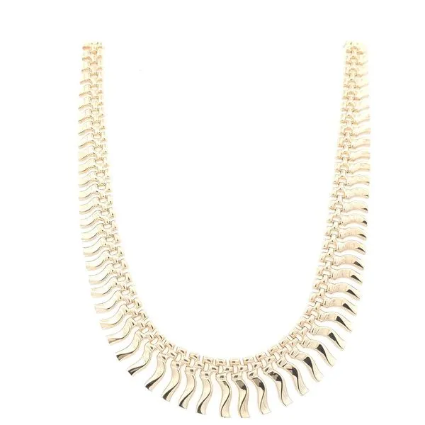 Estate 14kt Yellow Gold Cleopatra Necklace Stambaugh Jewelers Defiance, OH