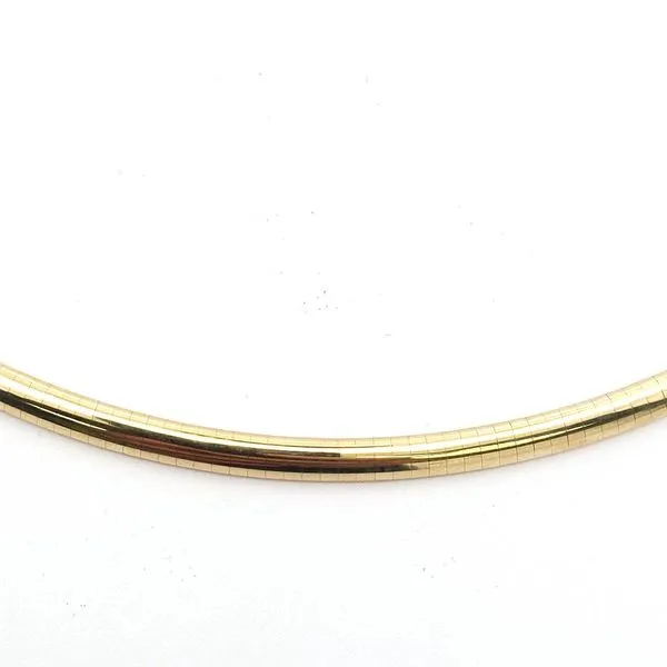 Estate 14kt Yellow Gold Omega Necklace Stambaugh Jewelers Defiance, OH