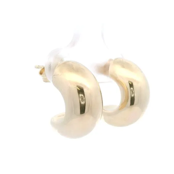 Estate 14kt Yellow Gold Post Earrings Image 2 Stambaugh Jewelers Defiance, OH