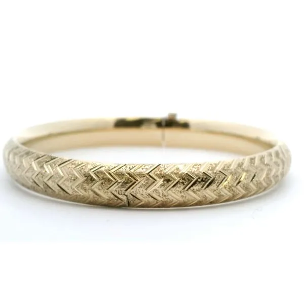 Estate 14kt Yellow Gold Bangle Bracelet Stambaugh Jewelers Defiance, OH
