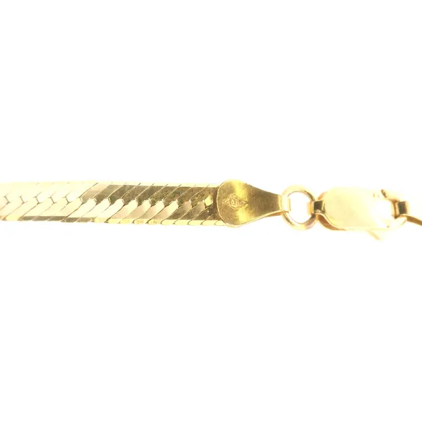 Estate 14kt Yellow Gold Herringbone Necklace
