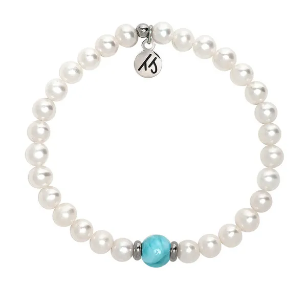 T. Jazelle Silver and Gemstone Bracelet