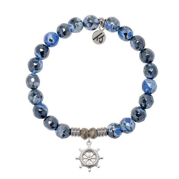 T. Jazelle Silver and Gemstone Bracelet