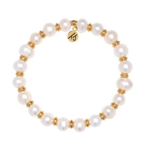 T. Jazelle Empowered Elegance Gold Bracelet Collection with Pearls Stambaugh Jewelers Defiance, OH