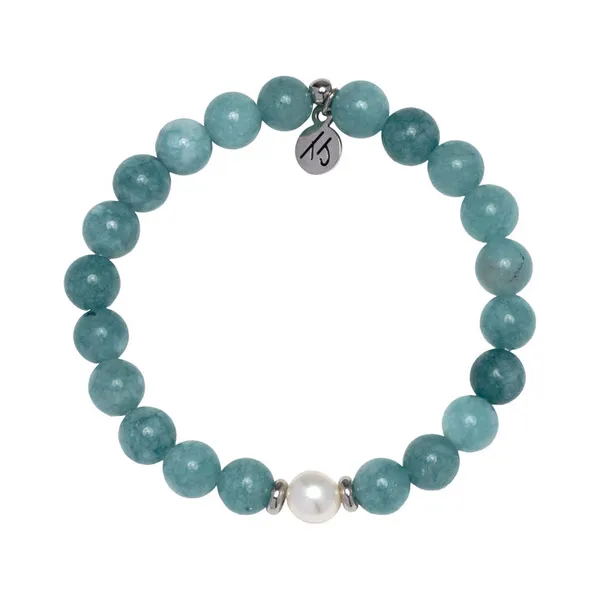 T. Jazelle Silver and Gemstone Bracelet