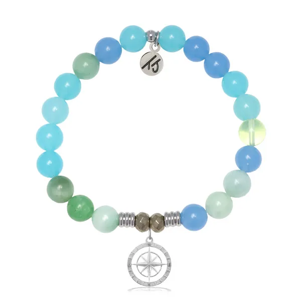 T. Jazelle Silver and Gemstone Bracelet