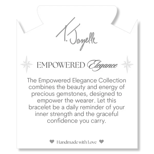 T. Jazelle Gold Empowered Elegance Collection- Onyx Gemstone Bracelet Image 2 Stambaugh Jewelers Defiance, OH