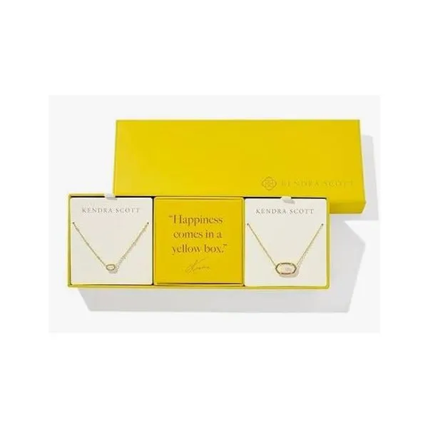 Kendra Scott Elisa Gold Gift Set of 2 in Ivory Mother-of-Pearl Stambaugh Jewelers Defiance, OH