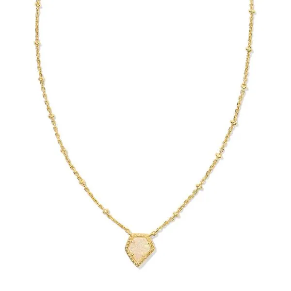 Kendra Scott Yellow Framed Tess Necklace Stambaugh Jewelers Defiance, OH
