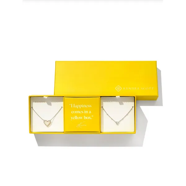 Kendra Scott Ari Gift Set of 2 Silver Ivory Mother of Pearl Stambaugh Jewelers Defiance, OH