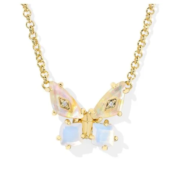 Kendra Scott Bianca Butterfly Short Pendant Necklace Stambaugh Jewelers Defiance, OH