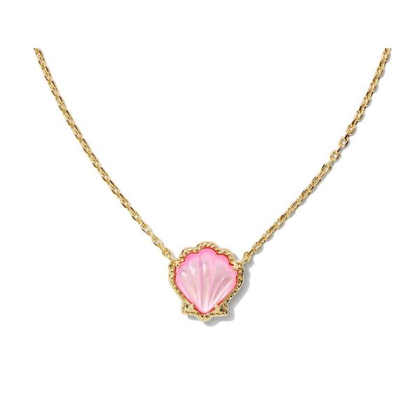 Kendra Scott Brynne Shell Short Pendant Necklace Stambaugh Jewelers Defiance, OH