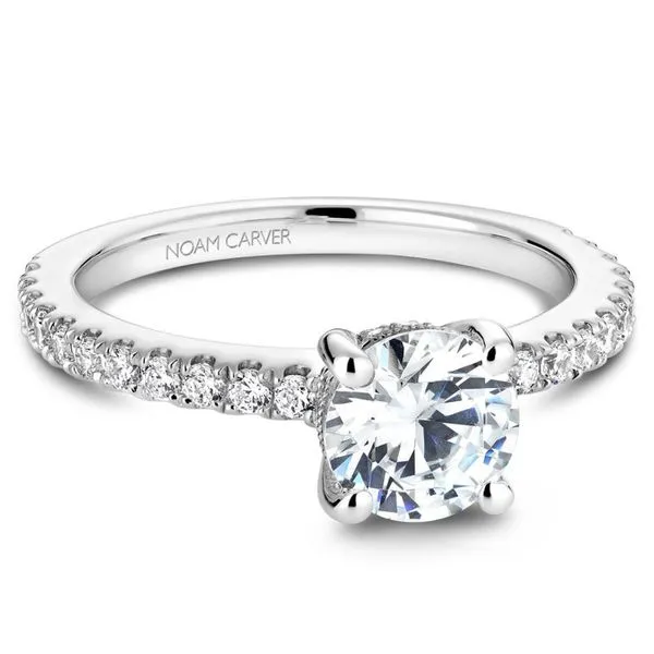Noam Carver 14K White Gold Mounting Studio D Jewelers Woodstock, IL